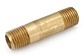 ANDERSON RED BRASS FITTING<BR>1/2" NPT MALE X 6" LONG NIPPLE